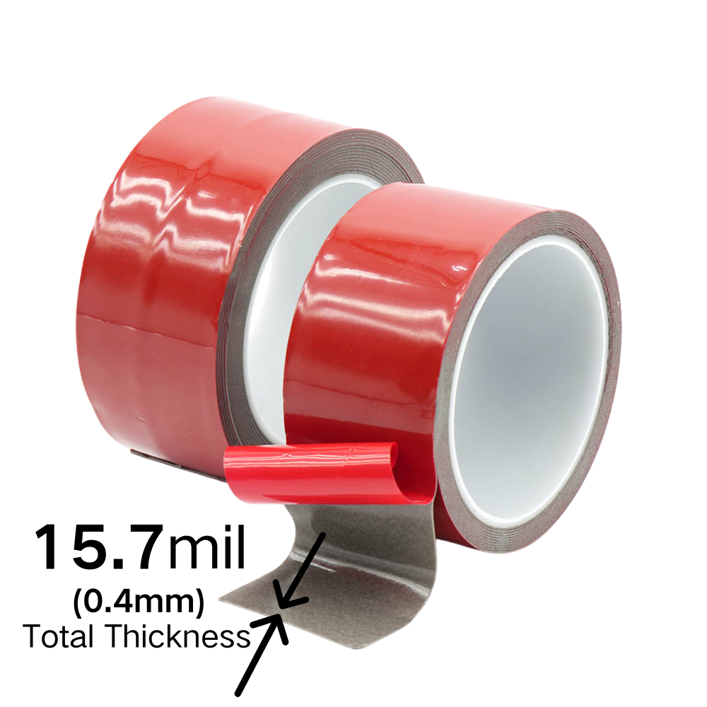 HS-8040GN Gray Acrylic Double Sided Foam Tape Heavy Duty Automotive Mounting Tape - Image 3