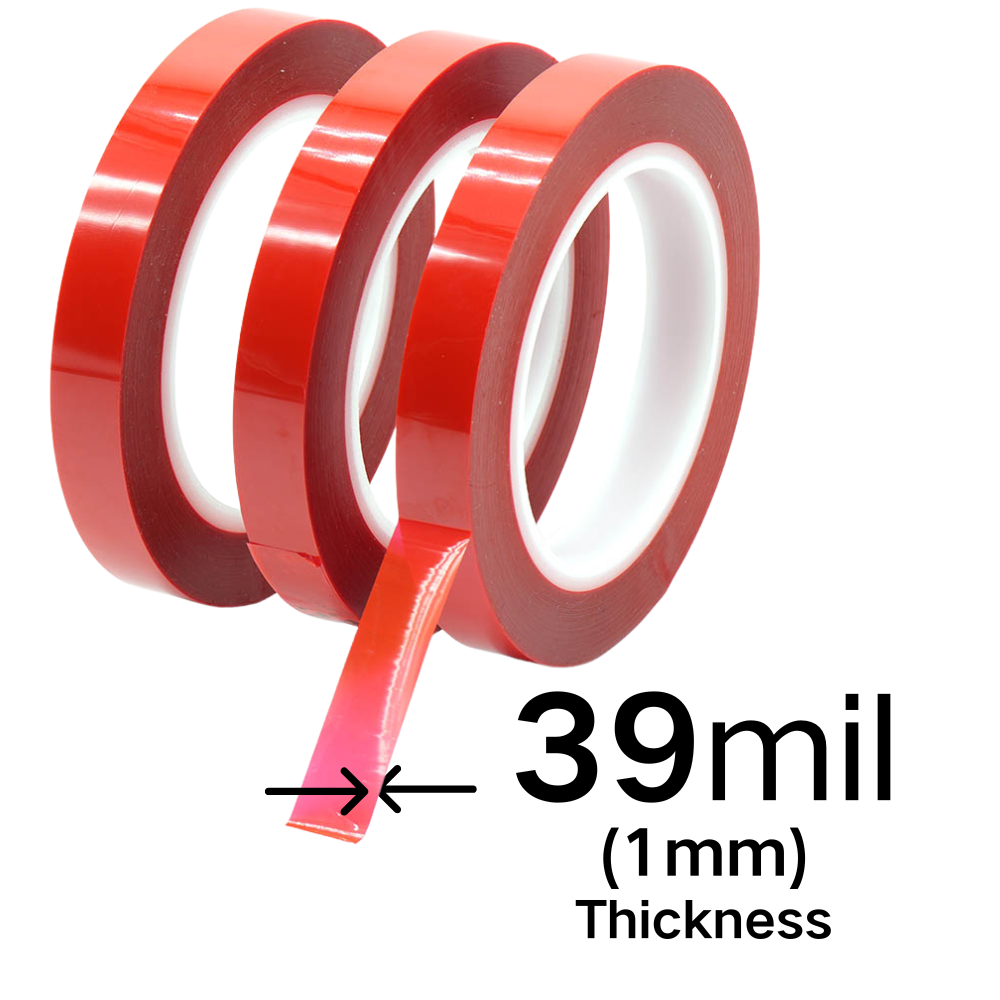HS-8010C Acrylic Transfer Tape Transparent Double Sided Adhesive Tape - Image 3